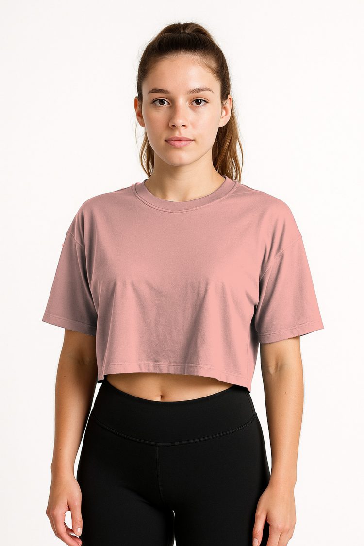 Playera Croptop Over Lisa