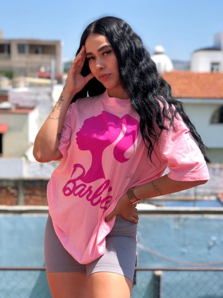 Playera Over Algodón Barbie Muñeca