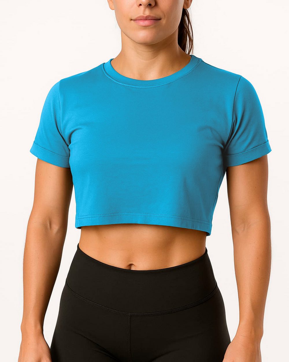 Playera Croptop Lisa