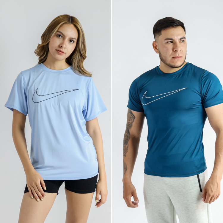 Playera Unisex Lycra Nike Logo Grande