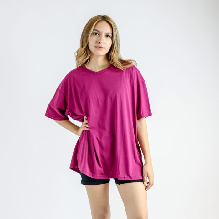 Playera Over Algodón Lisa - Imagen 2