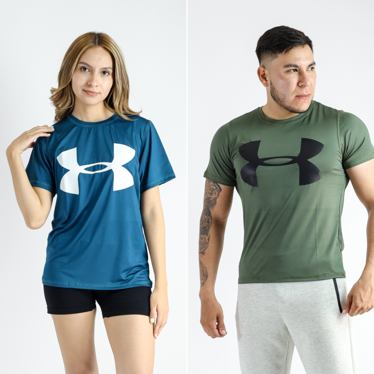 Playera Unisex Lycra Under Logo Grande