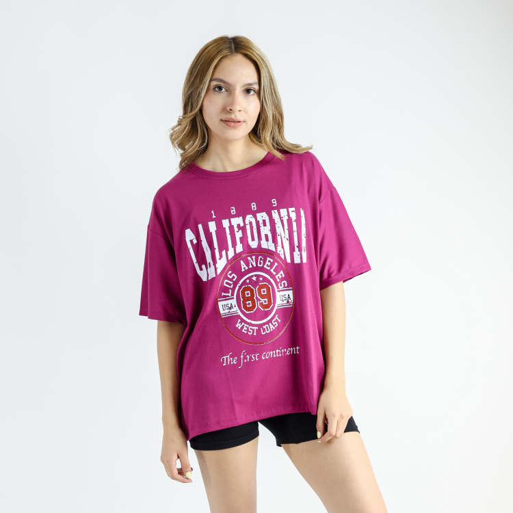 Playera Over Algodón California