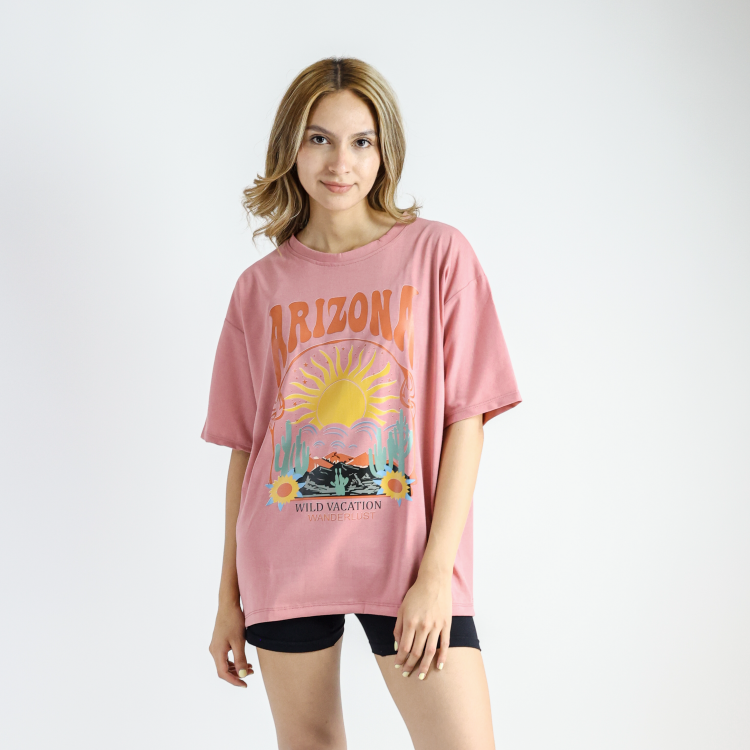 Playera Over Algodón Arizona