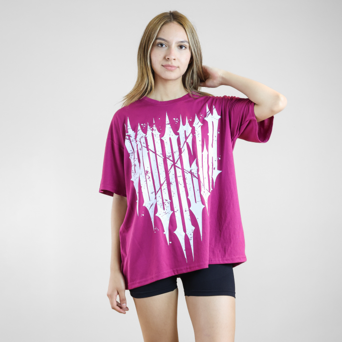 Playera Unisex Over Algodon Escudo Pecho - Imagen 3