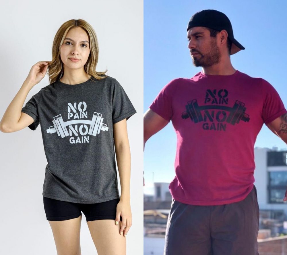 Playera Unisex Algodón No Pain