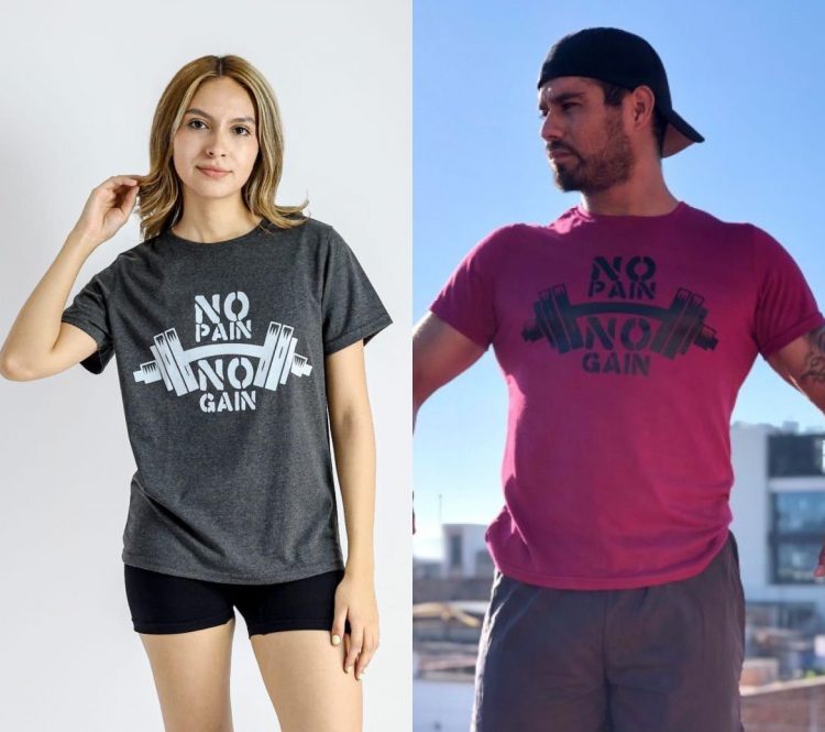 Playera Unisex Algodón No Pain