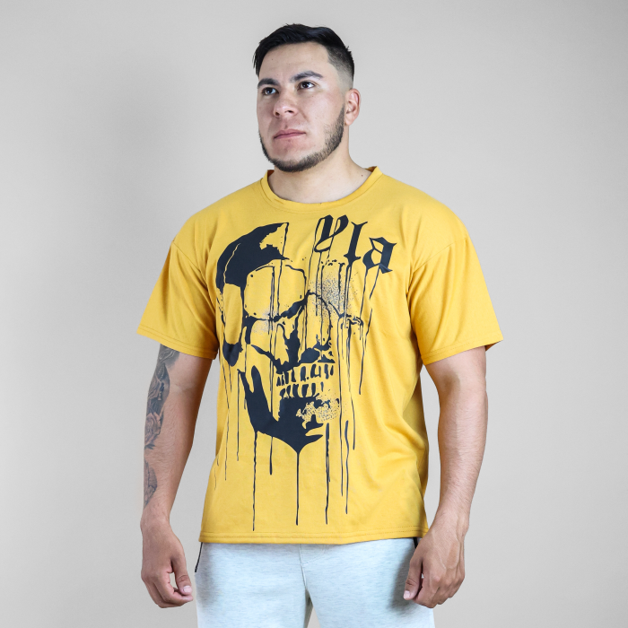 Playera Unisex Over Algodon Calabera Yla - Imagen 2