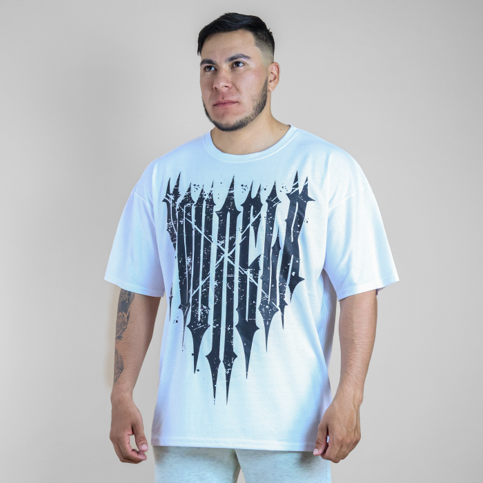 Playera Unisex Over Algodon Escudo Pecho - Imagen 2