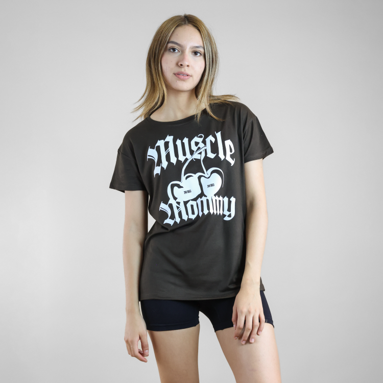 Playera Dama GymShark Cherry