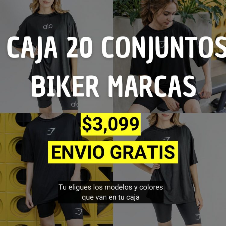 Caja 20 Conjuntos Biker Marcas