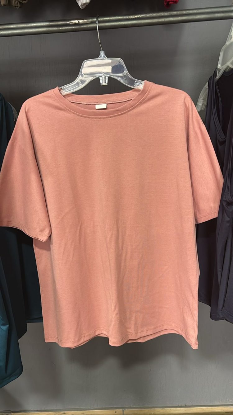 Playera Oversize Algodón Dama